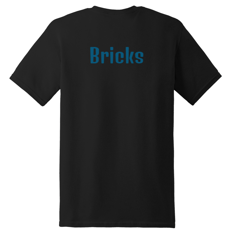 Ask For More Bricks  Eco-Friendly Heavy Cotton T-Shirt