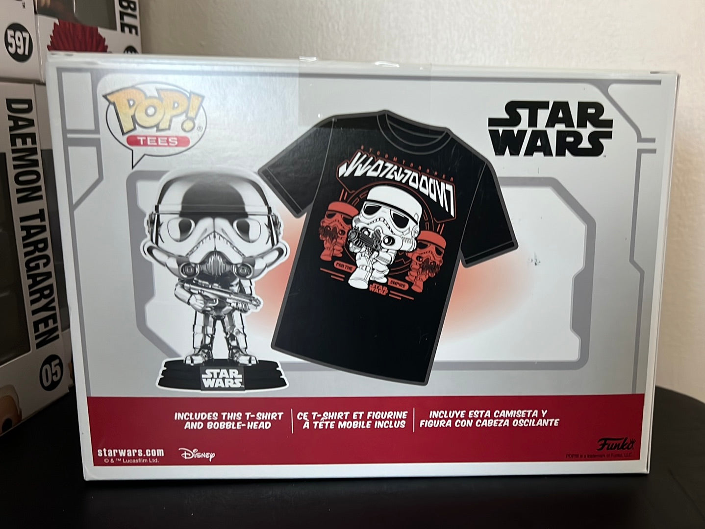 Funko Pop Stormtrooper & Large T-Shirt