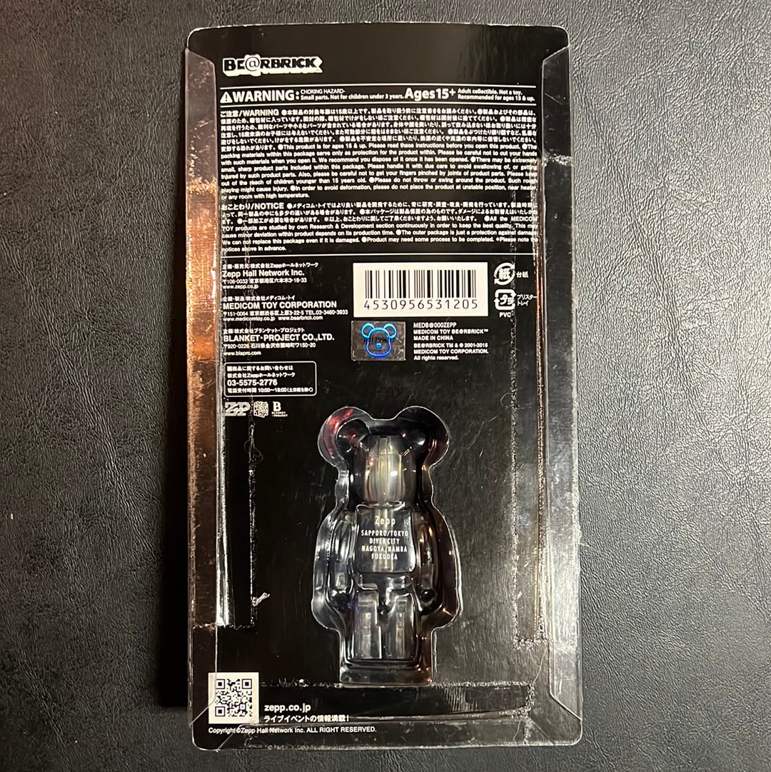 BE@RBRICK Bearbrick Zepp 100% From Japan