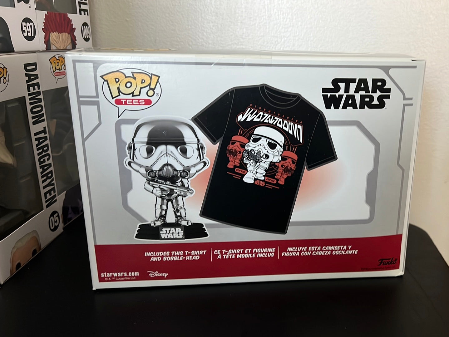 Funko Pop Stormtrooper & XL T-Shirt