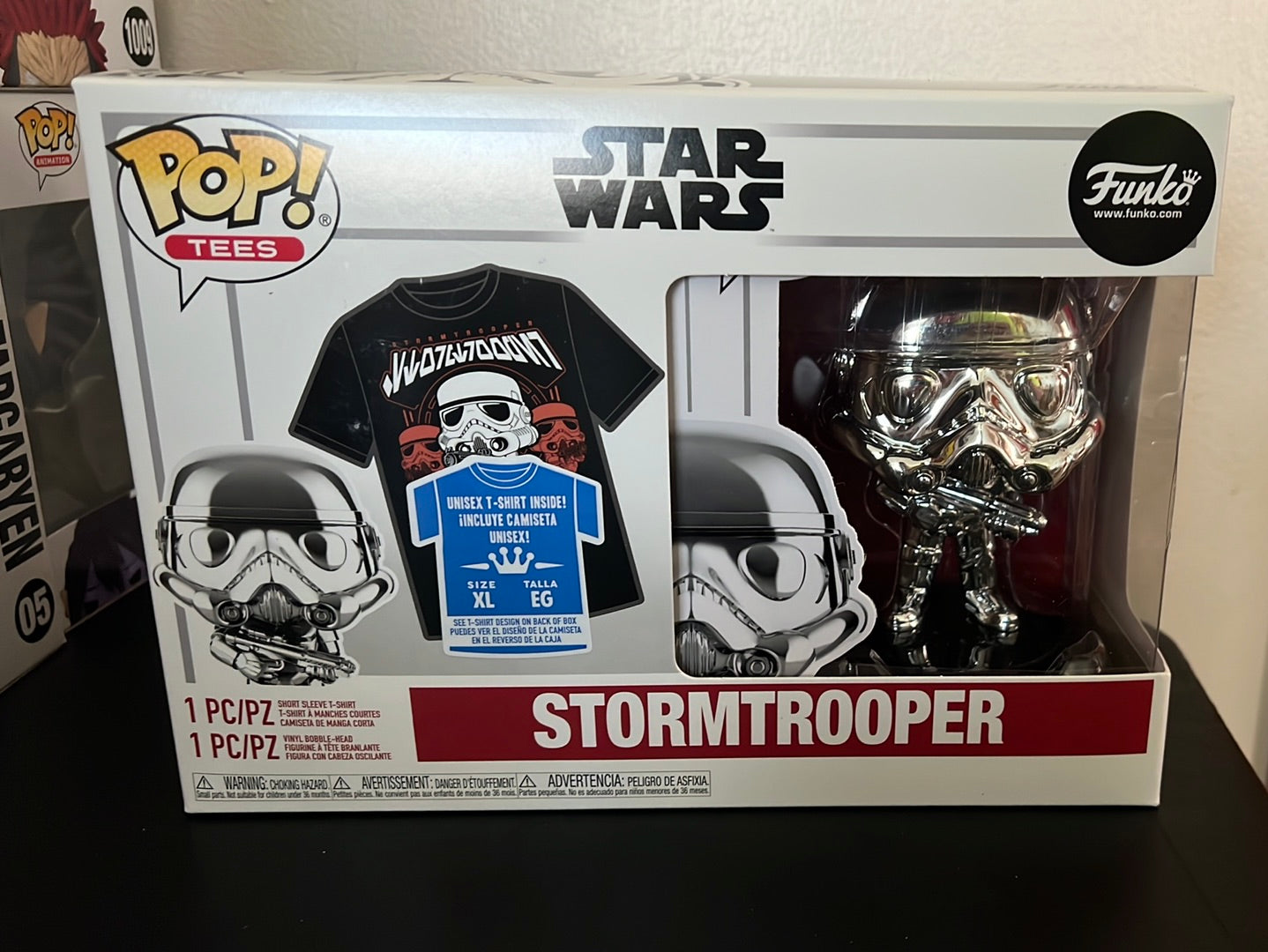 Funko Pop Stormtrooper & XL T-Shirt